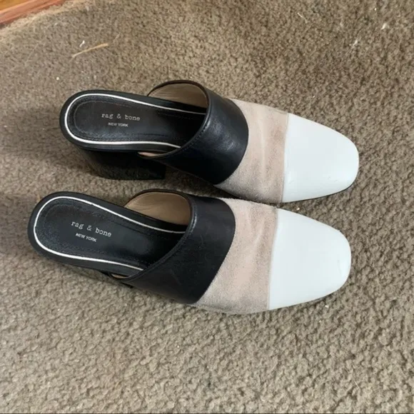 ✅ Rag &amp; Bone Mules Colorblock Millie