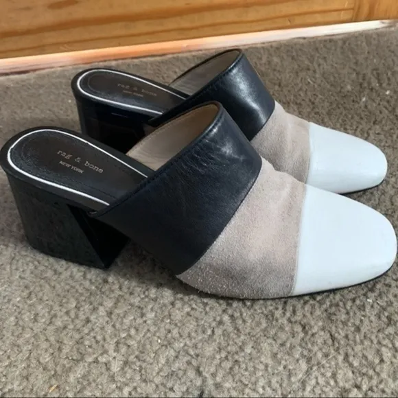 ✅ Rag &amp; Bone Mules Colorblock Millie
