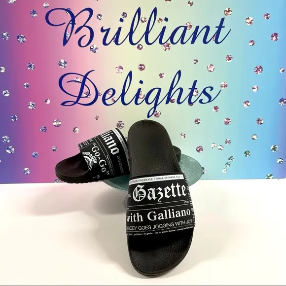 📰 SALE! NWOB GALLIANO POOL SLIDES 39