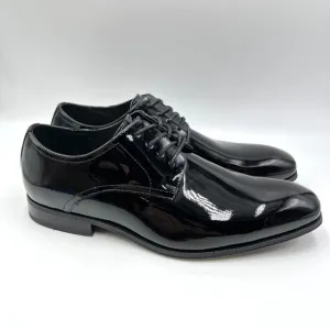 9 3E WIDE WIDTH Florsheim Mens Tuxedo Black Plain Toe Oxfords Dress Shoes