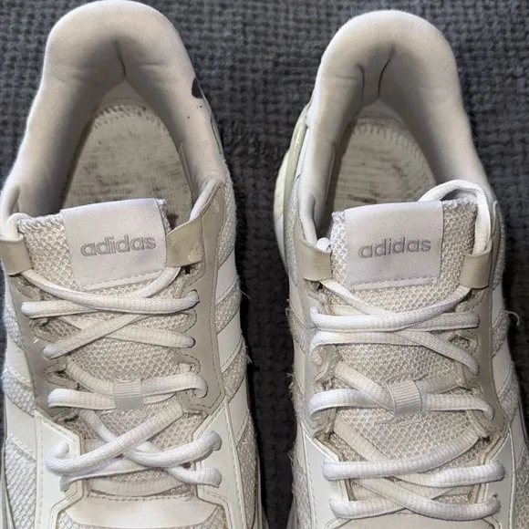Adidas Nebzed Super Boost GX3139 Off White Running Shoes Size 10.5