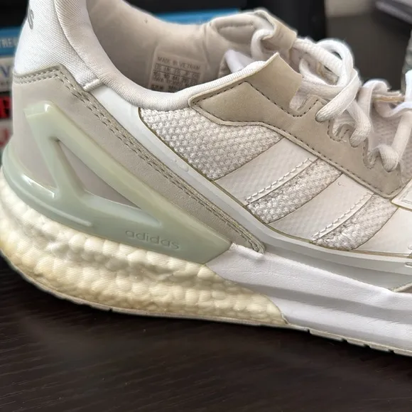 Adidas Nebzed Super Boost GX3139 Off White Running Shoes Size 10.5