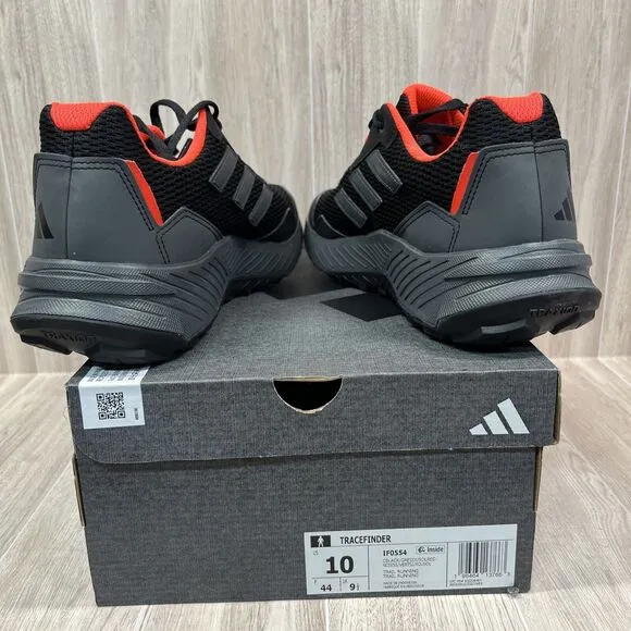 adidas Tracefinder Trail Running Shoes BlackLava Red Mens terrex IF0554 Men’s 10