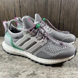 adidas Ultraboost 1.0 Gray Fuchsia Sz 8.5 HR0071 Trail Running Shoes Never Worn