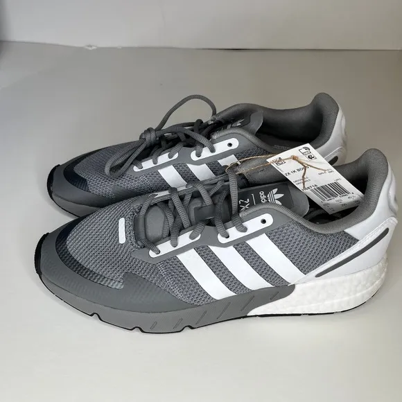 Adidas ZX1K Boost Gray Sneaker Athletic Shoes New 11