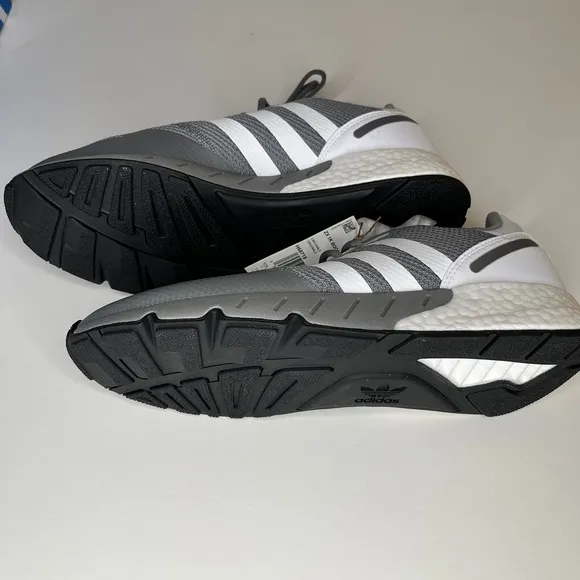 Adidas ZX1K Boost Gray Sneaker Athletic Shoes New 11