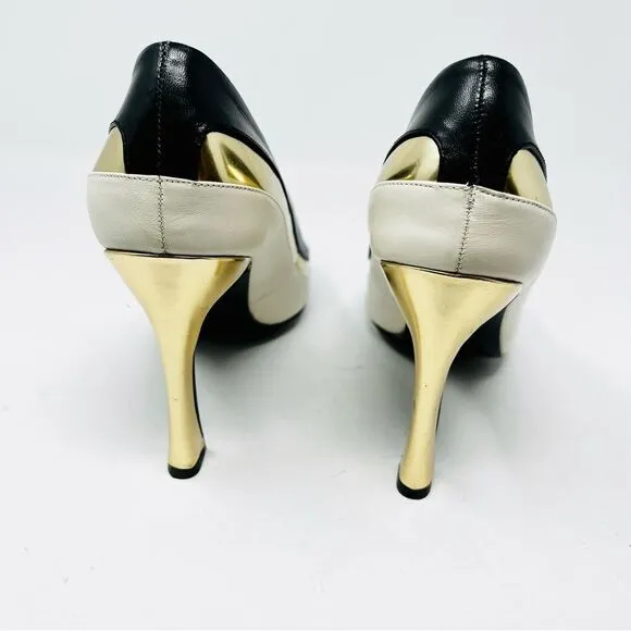 Adriana Papell Diandra Two Tone Heels -9M