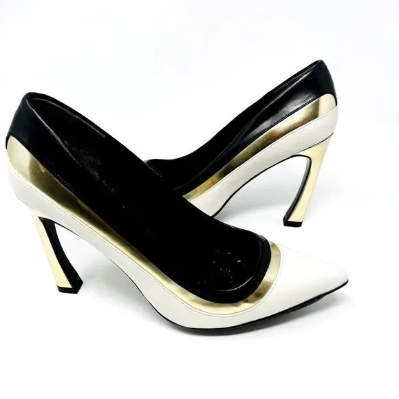 Adriana Papell Diandra Two Tone Heels -9M