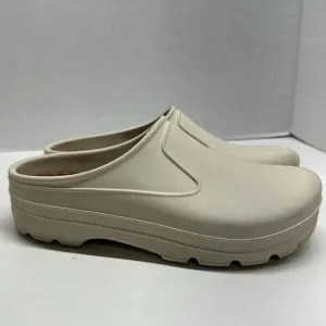 Aime Leon Dore ALD Garden Mules Clogs Slip On Rubber Shoes White Men's Size 9.5