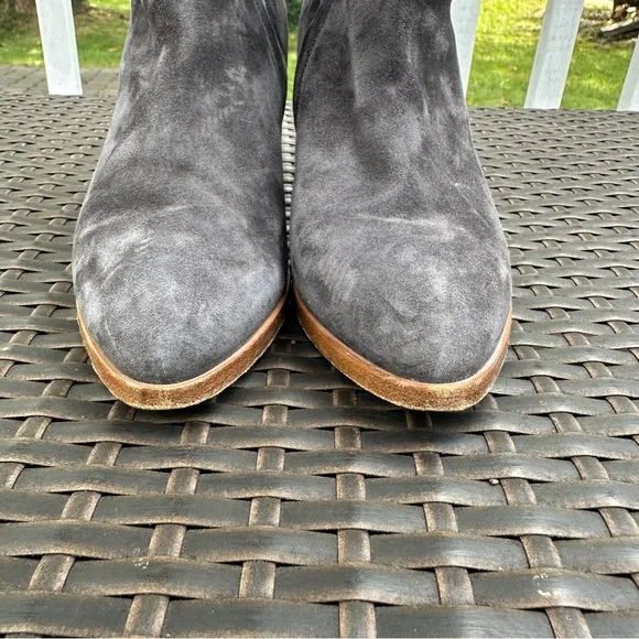 Alberto Fermani, Leather Ankle Boots, Gray, Size EU 41 or US 10 Women's shoes