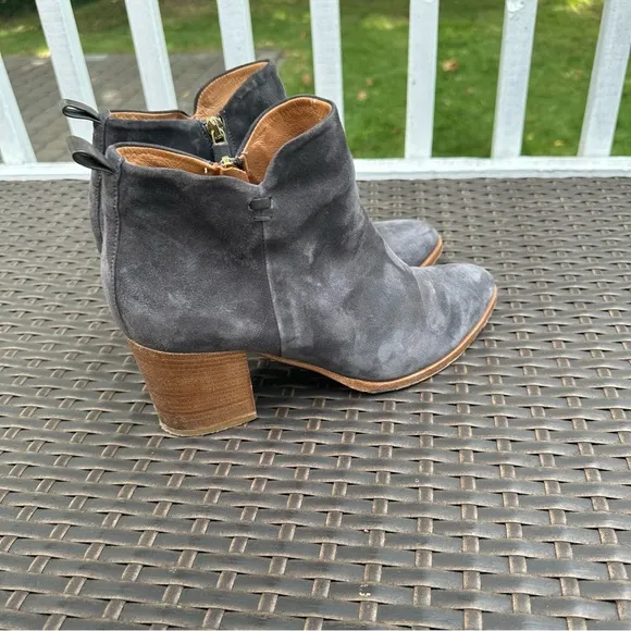 Alberto Fermani, Leather Ankle Boots, Gray, Size EU 41 or US 10 Women's shoes