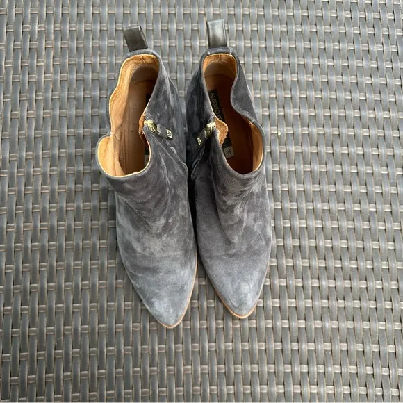 Alberto Fermani, Leather Ankle Boots, Gray, Size EU 41 or US 10 Women's shoes