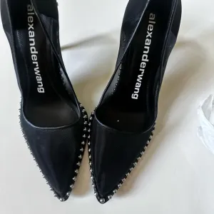 Alexander Wang Black Heels with Edgy Studded Details