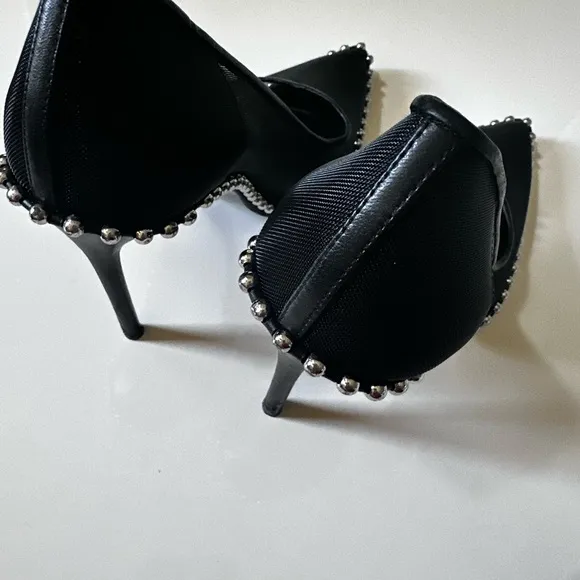 Alexander Wang Black Heels with Edgy Studded Details