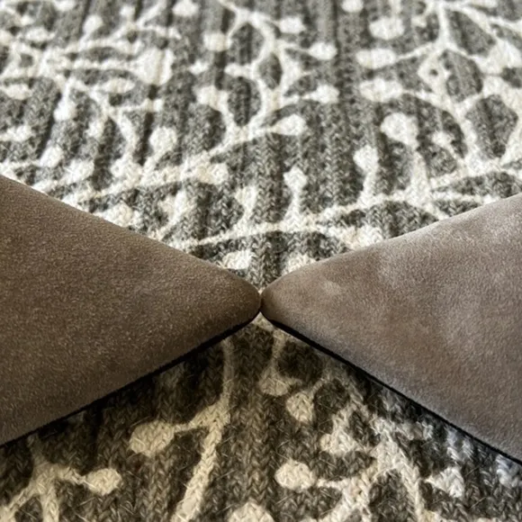 Alexander Wang Ella Grey suede pointed toe mules