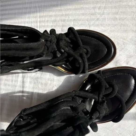 Alexander Wang Tempest Knotted Sandal, Black Size 38