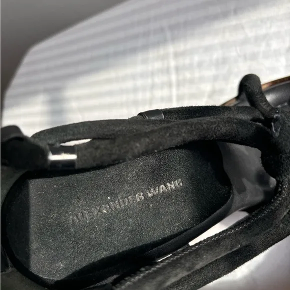 Alexander Wang Tempest Knotted Sandal, Black Size 38