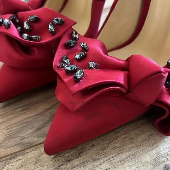 Alexandre Birman Burgundy Pointed Toe Heels Size 36