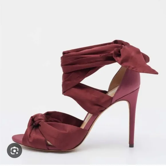 Alexandre Birman Metallic Gold Katherine Ankle Wrap Sandals Size 40