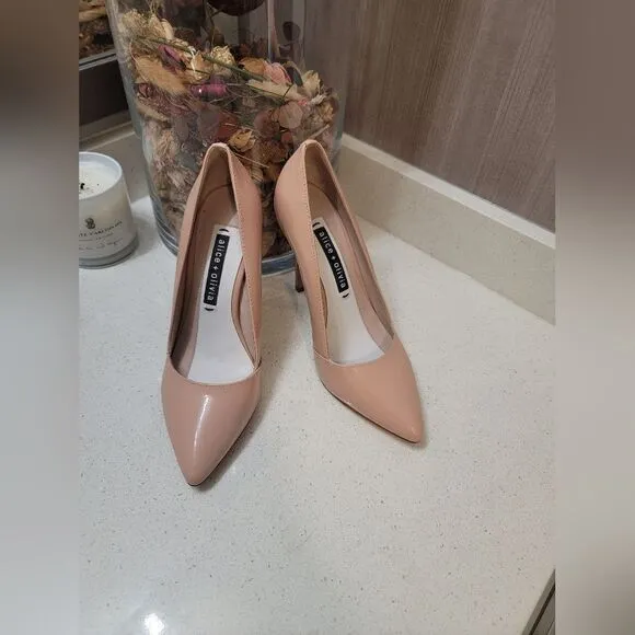 Alice   Olivia Dina Heels 37 Patent Pink