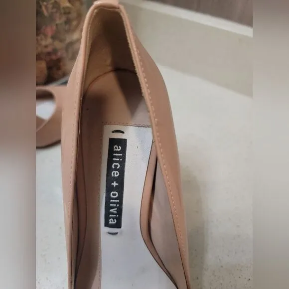 Alice   Olivia Dina Heels 37 Patent Pink
