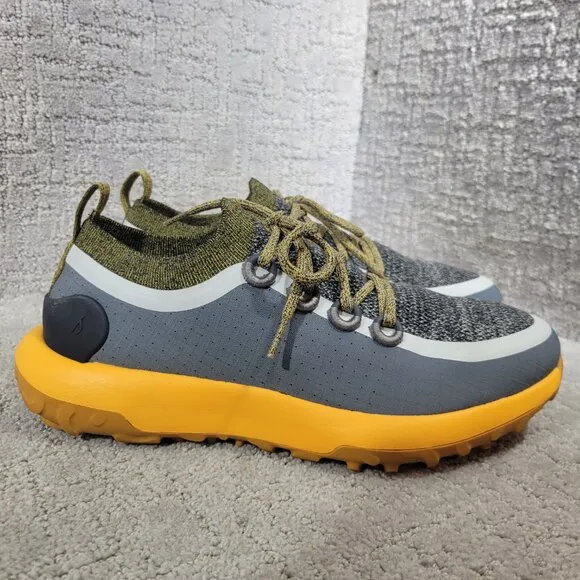 Allbirds Trail Runners SWT Men's Size 9.5 US Telluride Yellow Gray Hiking Shoes