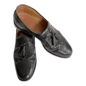 Allen Edmonds Arlington Black Leather Shoes Sz 9 1/2