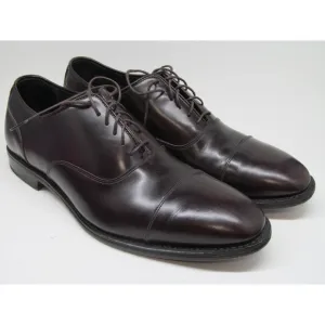 Allen Edmonds Bond Street Mens Mens Burgundy Leather Cap Toe Oxfords US 11 D VGC