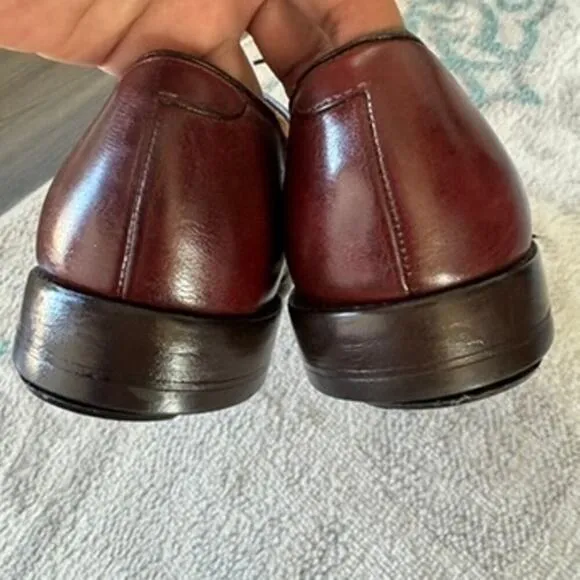 Allen Edmonds Byron Shoes Mens Size 11/5D Chili Brown Cap Toe Oxfords