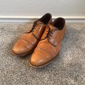 Allen Edmonds Clifton Oxfords Mens Size 7.5 D Brown Leather Dress Shoes 3358