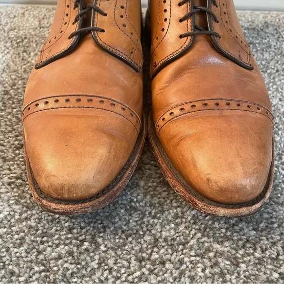 Allen Edmonds Clifton Oxfords Mens Size 7.5 D Brown Leather Dress Shoes 3358