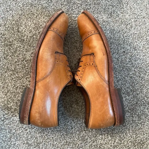 Allen Edmonds Clifton Oxfords Mens Size 7.5 D Brown Leather Dress Shoes 3358