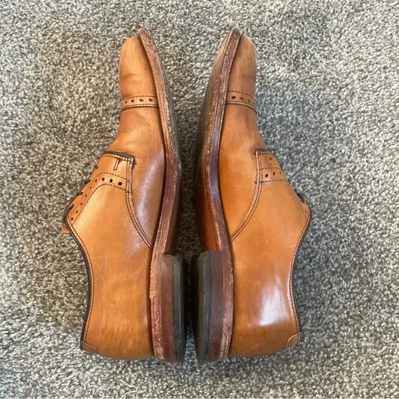 Allen Edmonds Clifton Oxfords Mens Size 7.5 D Brown Leather Dress Shoes 3358