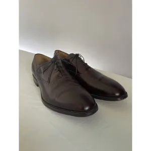 Allen Edmonds Danbury Brown Leather Oxfords Brogue Men's Dress Shoes Size 11 D
