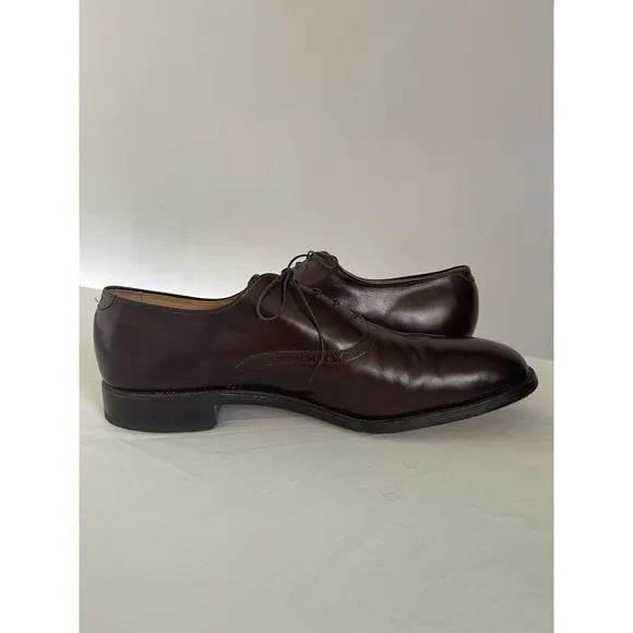 Allen Edmonds Danbury Brown Leather Oxfords Brogue Men's Dress Shoes Size 11 D