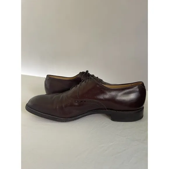 Allen Edmonds Danbury Brown Leather Oxfords Brogue Men's Dress Shoes Size 11 D