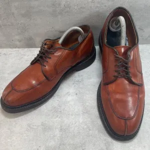 Allen Edmonds Dellwood Brown Leather Split Toe Oxfords Lace Up Men's Shoes 7.5 E