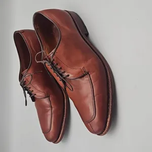 Allen Edmonds Delray Men's Brown Leather Split Toe Oxfords Shoes Size US 8 D