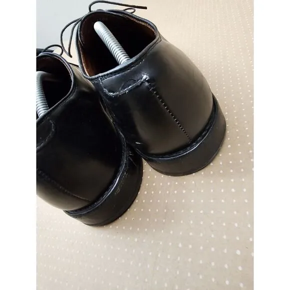 Allen Edmonds Delray Black Leather Split-toe Oxfords. Men's 11.5 D