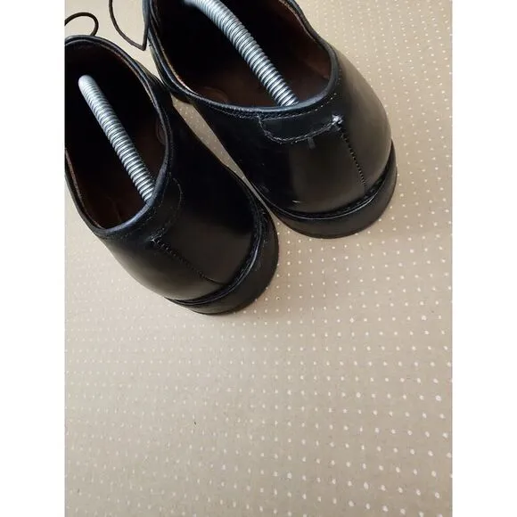 Allen Edmonds Delray Black Leather Split-toe Oxfords. Men's 11.5 D