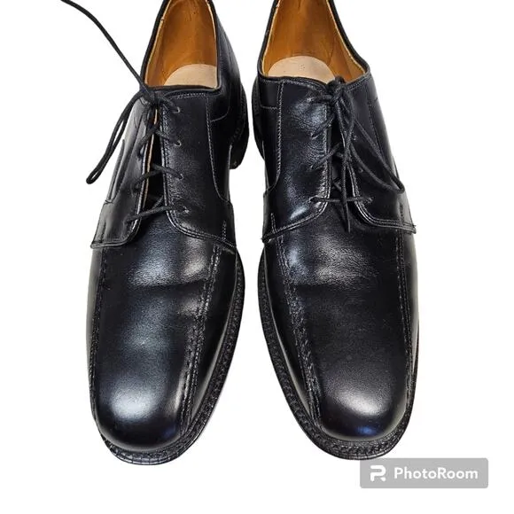 Allen Edmonds Hillcrest Black Leather Lace Up Oxford Dress Shoe Men's 10.5 B