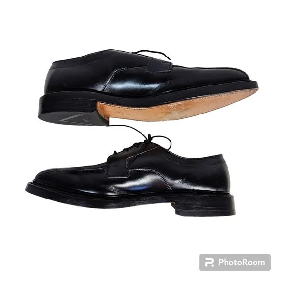 Allen Edmonds Hillcrest Black Leather Lace Up Oxford Dress Shoe Men's 10.5 B