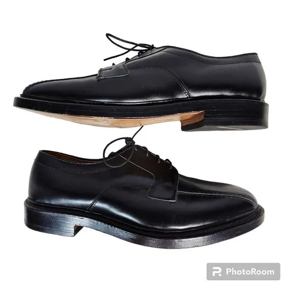 Allen Edmonds Hillcrest Black Leather Lace Up Oxford Dress Shoe Men's 10.5 B