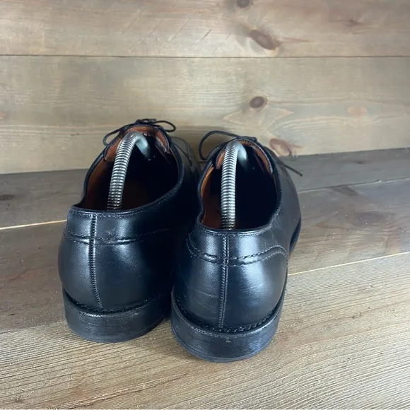 allen edmonds lasalle mens size 10 shoes black leather comfort dress up oxfords