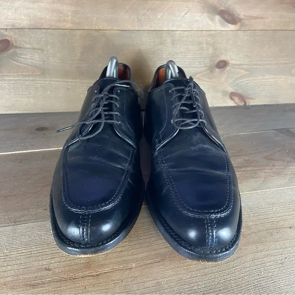 allen edmonds lasalle mens size 10 shoes black leather comfort dress up oxfords
