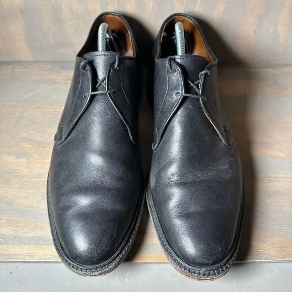 Allen Edmonds Mens 11.5 D Jomoc Derby Oxfords Dress Shoes Black Leather Lace Up