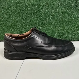 Allen‎ Edmonds Passenger Oxfords Mens 11 D Black Leather Dress Shoes Lace Up