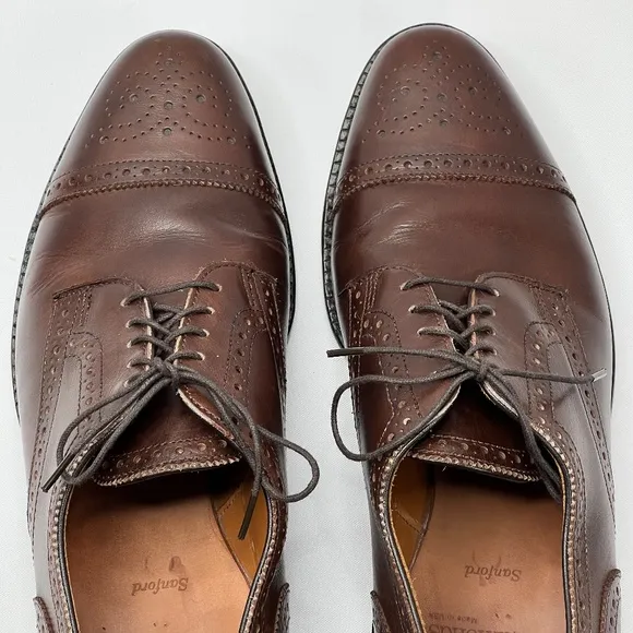 ALLEN EDMONDS Sanford Brown Sz 10 C