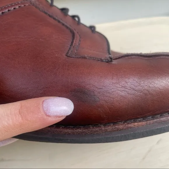 Allen Edmonds Stockbridge cognac leather oxfords 13 D