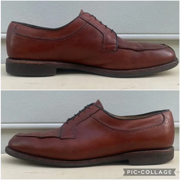 Allen Edmonds Stockbridge cognac leather oxfords 13 D